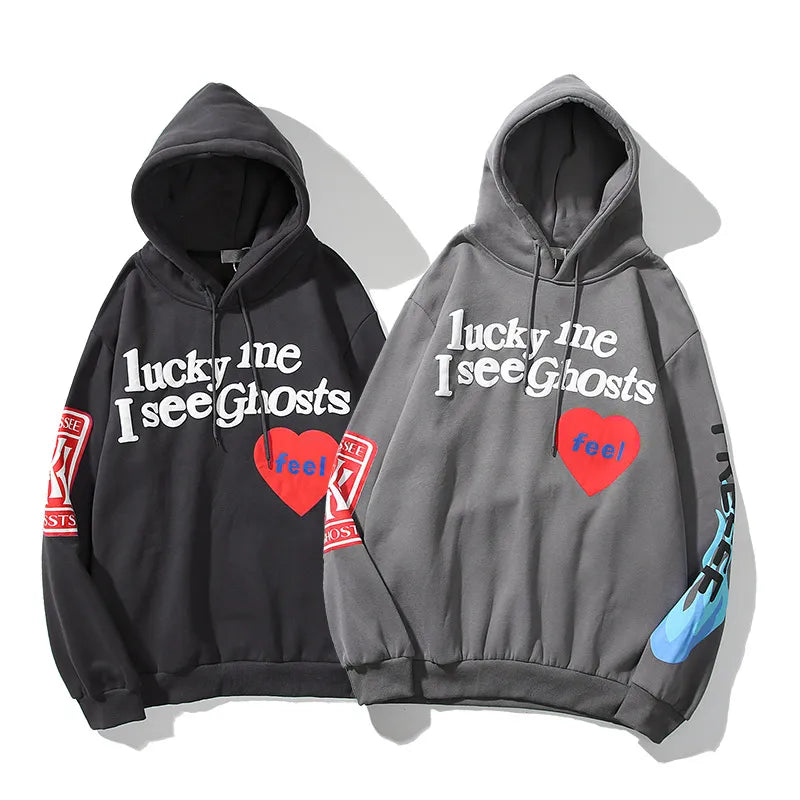 Lucky Me I See Ghosts Hoodie